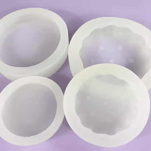 Huili's emoji mold 6-inch 4-inch sandwich round biscuit mousse silicone abrasive chocolate baking tool picture 4-inch biscuit sandwich