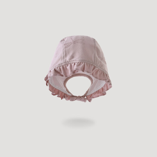 Bali Piggy Avocado Bamboo Fiber Baby Girl Hat Spring and Autumn Sweet Princess Fontanelle Hat Newborn Baby Fetal Cap Soft Pink 43cm (recommended for 0-3 months)