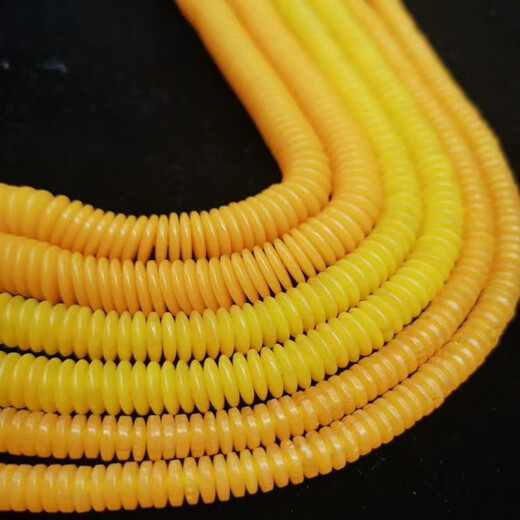 Beeswax optimized spacer, bead flat piece, imitation ball spacer, Buddhist bead decoration, diameter*thickness 10*2mm, 50 pieces