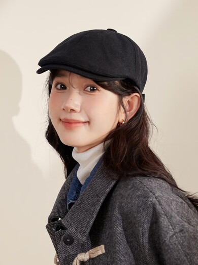 San Rodeo forward hat newsboy hat Japanese style cotton and linen painter hat popular brand all year round reverse newsboy hat men card apricot color one size (55-59cm) adjustable b