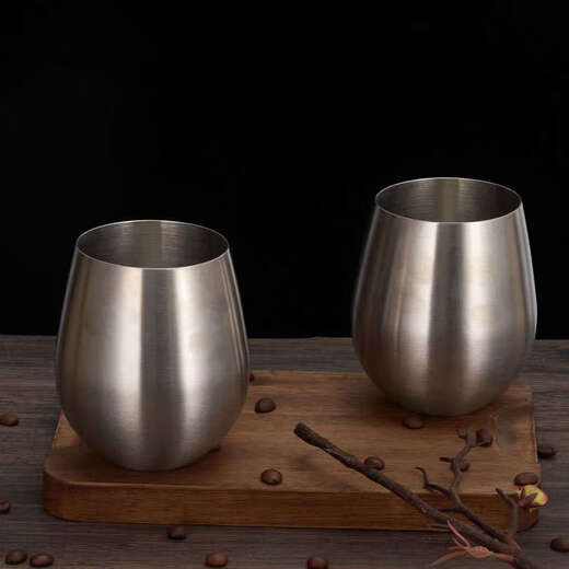 Yusenyi 3 stainless steel beer mouthwash cup 5L cup single layer water cup brushed gold