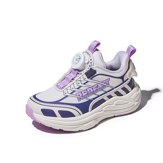 Red Dragonfly Boys and Girls Shoes 2026 Spring Children's Single Shoes Youth Running Shoes Q61CD014 Mi Purple 29
