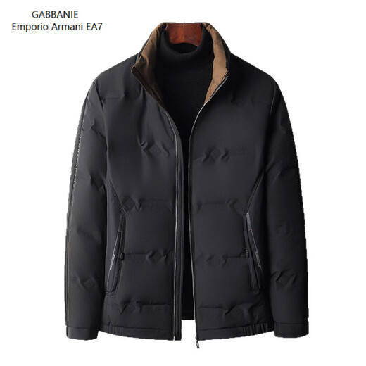Emporio Armani EA7 Armani winter new men's stand-collar cold-proof down jacket national standard 90 white duck down windproof, cold and anti-run down down khaki M 170