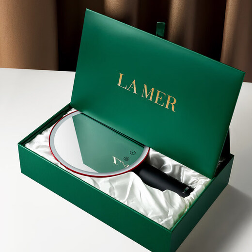 Cosmetic mirror desktop LED with light desktop Internet celebrity sun mirror fill light dressing light mirror gift Dyson gray (gift box + shopping bag + 5x magnification magnetic mirror)