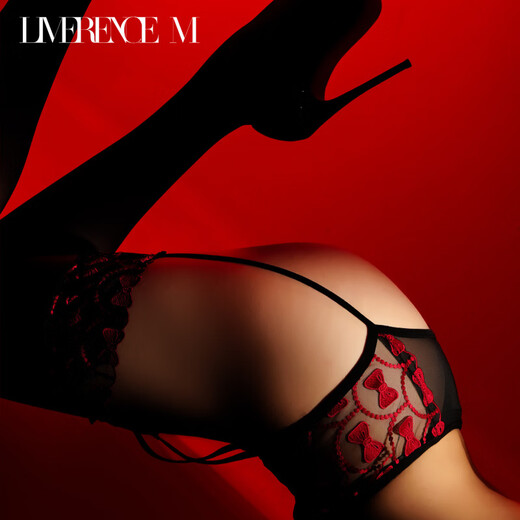 Limerence M Limerence Cupid Bow-knot one-piece suspender stockings for women 5D thin hollow sexy silky stockings pink__PINK One size fits all