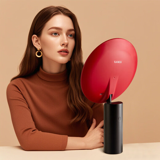 Cosmetic mirror desktop LED with light desktop Internet celebrity sun mirror fill light dressing light mirror gift Dyson gray (gift box + shopping bag + 5x magnification magnetic mirror)