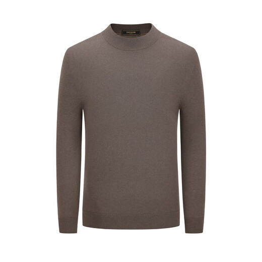 YOUNGOR Shopping Mall Same Style Sweater Men's 2024 Autumn and Winter Young Men's Sweater Item No. YYHM615205WYA Brown YYHM615205WYA XL 110cm