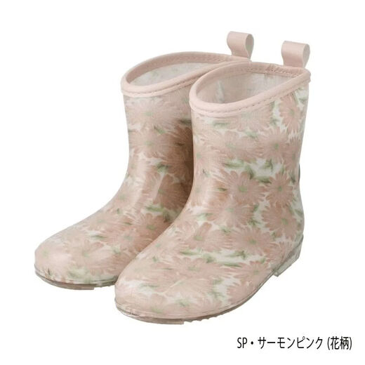 MIKIHOUSE Toddler Shoes Rapochet Rain Boots (15cm-20cm) Children's Long Boots Rain Shoes Waterproof Japan Direct Mail LK Light Pink (Swan Pattern) 16cm (6.4)