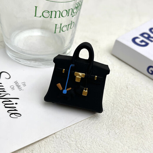 Internet celebrity bag car aromatherapy perfume car air outlet decoration diffuser stone car interior decoration fragrance pink pony bag + essential oil