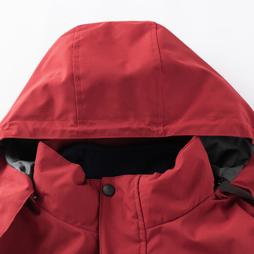 MQD detachable jacket burgundy 175