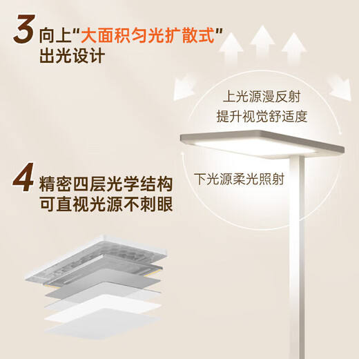 Philips vertical eye protection desk lamp learning lamp LED full spectrum floor lamp street lamp children's bedroom study