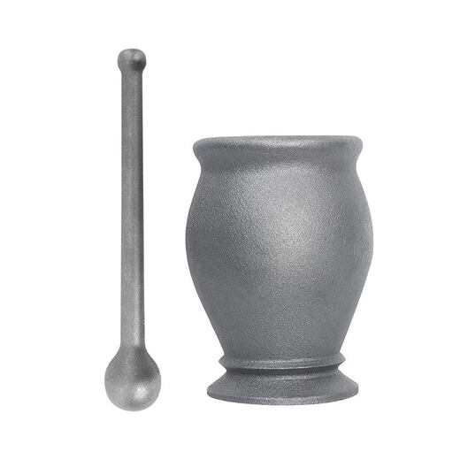 Tuojin imported high-quality cast iron tamping jar from Japan, nest-to-nest punching cylinder, mortar, pestle cylinder, mortar, mortar, grinder, vegetable oil extra large