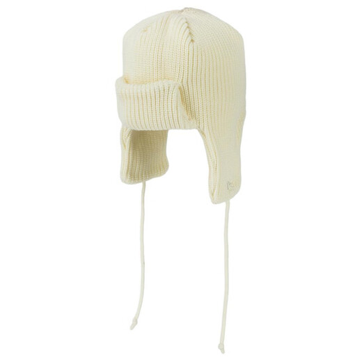 NEW ERA Flag Logo Embroidery Acrylic Hat Unisex Couple Style Ivory Asian Version S FREE(OFM)