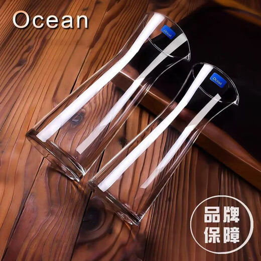 Ouxin imported glass wine pourer with mouth, red wine decanter, white wine divider, male cup, household wine divider, white wine measuring cup, 290ML small size