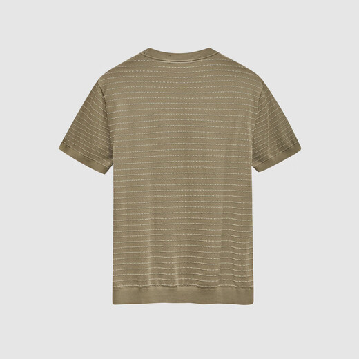 Jiumuwang T-shirt men's 26 spring and summer new style, smooth to the touch, cool and skin-friendly top, the same style in the mall, standard version + hay yellow + CT4610723 L 175/96A (50)