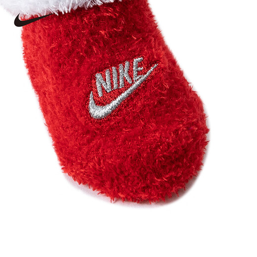 NIKE Nike men's and women's baby socks winter children's warm toddler socks are stable and not easy to fall off college red 0-6 months 0/6M