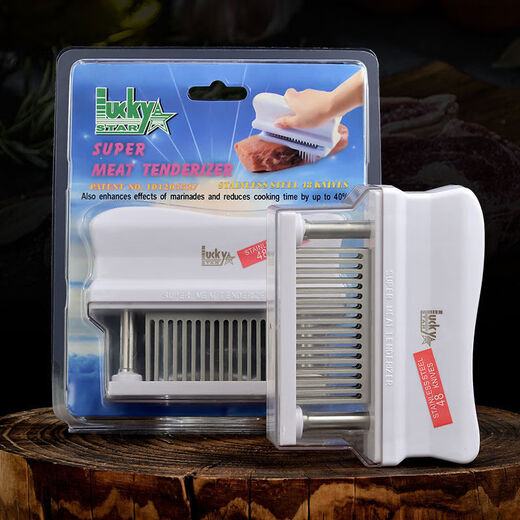 咏幻lucky48齿松肉器断筋猪排牛排叉烧针器嫩肉器断筋敲肉锤 lucky48齿断筋器