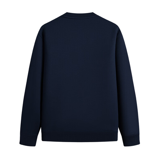 Navigare Italian dinghy cotton round neck sweatshirt men's spring and autumn casual pullover stretch T-shirt long-sleeved men navy blue L