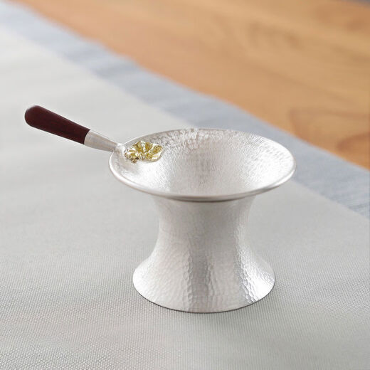 Wuxiwu silver tea drain sterling silver 999 pure handmade sterling silver tea drain tea strainer mesh tea strainer tea ceremony accessories silver tea set filter jade handle koi small 382g