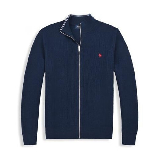 Polo Sport Ralph Lauren American Ruffle Lauren Morgan Pullover Herrenjacke Reißverschluss Strickjacke Strickpullover Männer Polo Pullover Jacke MD05 Royal Blue M Empfohlen 130jin [Jin gleich 0,5 kg] oder weniger