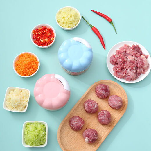 Yingfan manual garlic masher, garlic masher, garlic press, garlic chopper, garlic mincer, blue