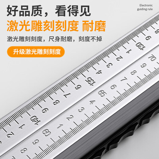 He Jiagong's 2-meter folding ruler for engineering inspection, vertical measurement, digital display, aluminum alloy home inspection tool set, flatness leveling, welfare model, upgraded pointer model, 2-meter single ruler