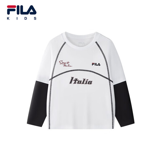 FILA Children's Clothing Long T Category 2026 Spring Boys Long Sleeve T-Shirt