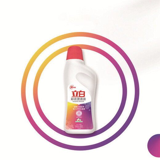 Liby Activated Oxygen Color Clothing and Stain Bleaching Liquid 600g, cleans stains on colored clothing, fresh and non-irritating, rinses stubborn stains