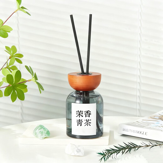 Yusenyi Givaudan Bedroom Sleep Aid and Soothing Aromatherapy Fireless Rattan 120ml Improves Sleep and Insomnia Seasonal Zen Tea Sleep Aid Aromatherapy (Jasmine Green Tea) 120ml