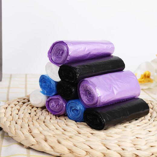 Yusenyi Desktop Mini Garbage Bag Disposable Thickened Household Small Car Cat Litter Cat Feces Trash Can Cleaning Plastic Bag Blue 60 PCS