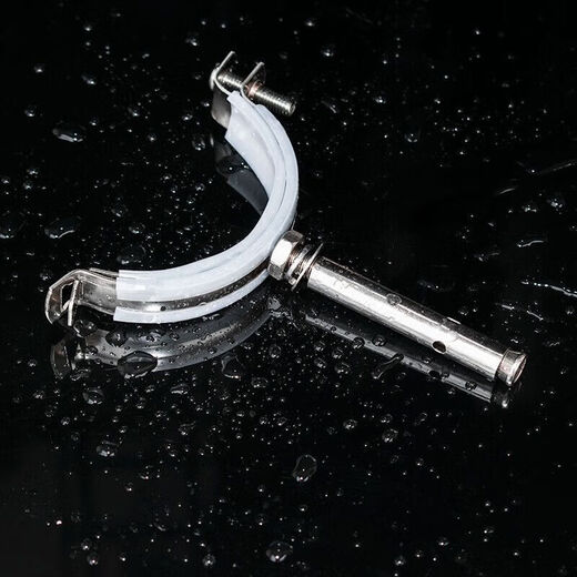 Xu ordered stainless steel pipe code pull-blast pipe clamp hoop clamp 75 pipe clamp pipe code 110pvc buckle pipe fixed bracket 20mm pull-blast (M6*60)