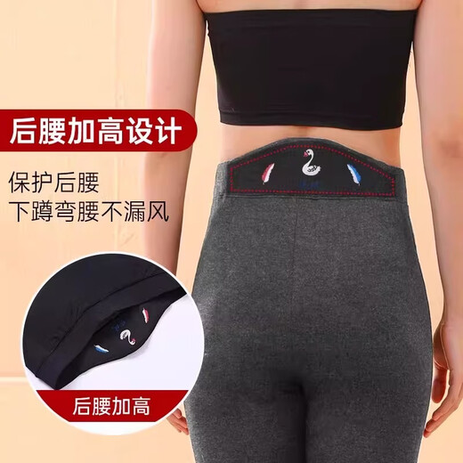 SUMMTY Down Pants Inner Goose Down Cotton Pants Women's Outer Wear 2025 New Winter High-end Lightweight Northeastern Coldproof Thickened Basement Thickened Style-95 White Goose Down XL 110-125Jin Jin is equal to 0.5 kg