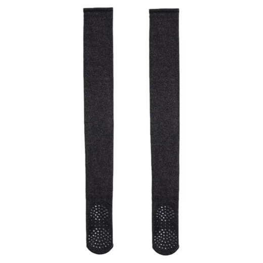 Shiganu plus velvet over-the-knee socks for women in autumn and winter, thickened warm anti-slip stockings, extended version off-white, one size fits all, plus velvet warmth + silicone anti-slip