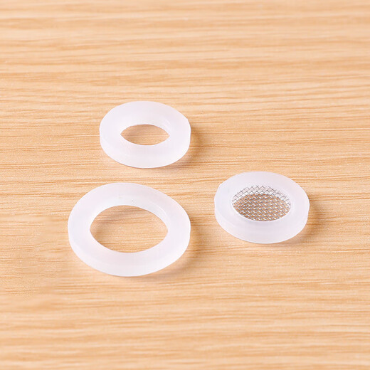 Shouli sealing ring silicone ring gasket water inlet hose sealing ring gasket filter 4 points 6 points rubber pad white silicone 4 points + 6 points 10 pieces each No Specifications