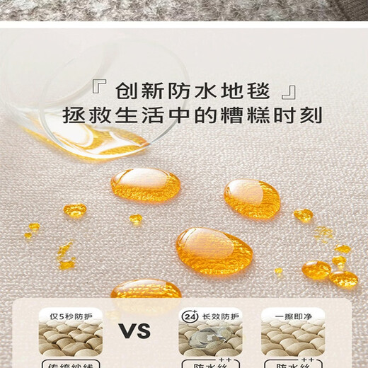 Fantasy retro carpet living room new secondhand sofa coffee table floor mat bedroom waterproof anti-fouling no-care bedside blanket X rubbing 140x200cm
