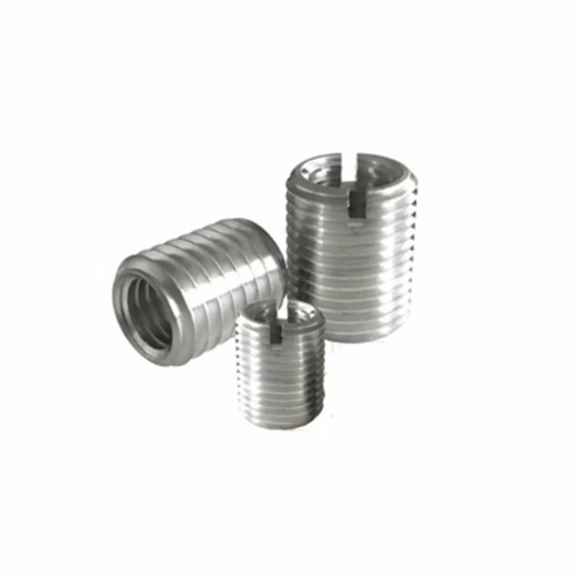 Xu ordered stainless steel screw sleeves, internal and external thread conversion repair sleeves, reducing nuts M12*1.75 to M6*1, inner M6*1, outer M12*1.75, length 12, slotted (5 pieces)