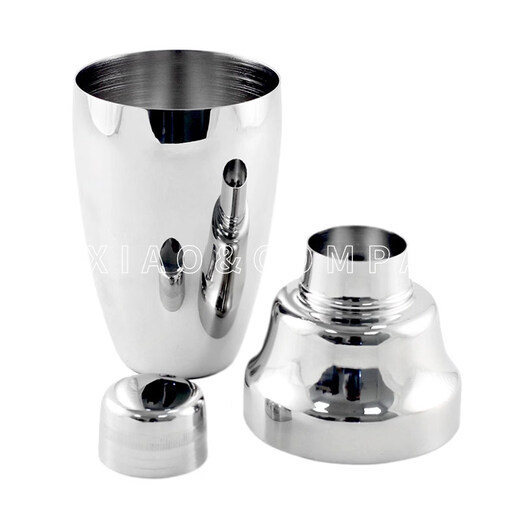 MPPMCK Japan imported shaker pot 304 stainless steel three-stage shaker mixer cup creative coffee special blend mirror 230ml