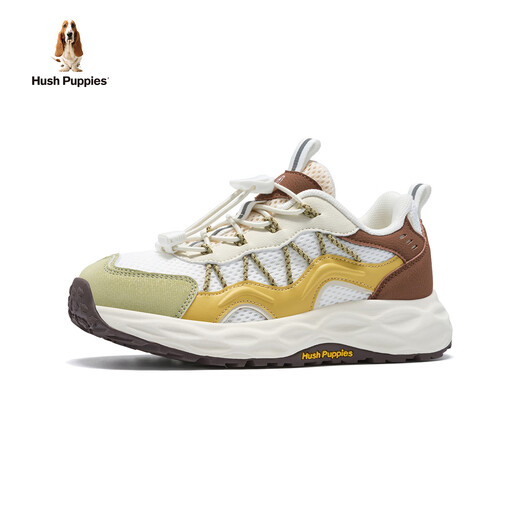 Hush Puppies Children's Shoes Children's Sports Shoes New Girls' Dad's Shoes Boys' Mesh Breathable Outdoor Mountaineering Casual Shoes for Middle and Large Children HP6605008 Wild Yellow 29