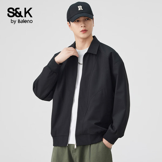 Baleno S&K series jacket men's spring high-end short Korean style casual loose versatile versatile top