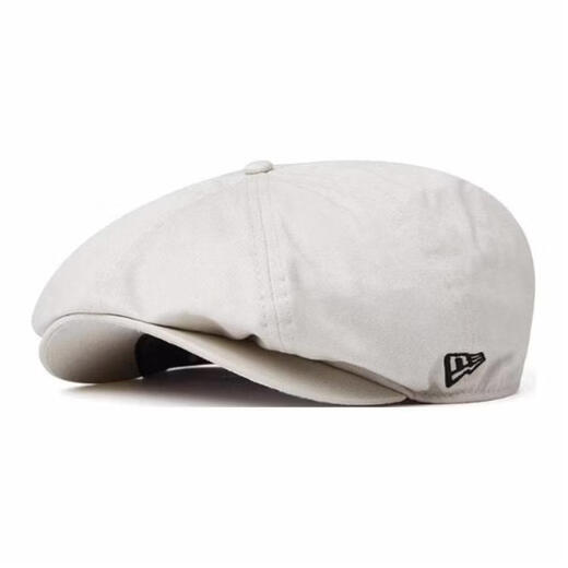 NEW ERA Design Cotton Beret Unisex Couple Style White Default S