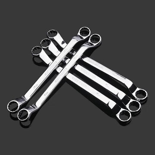 Torx wrench, double-headed dual-purpose glasses wrench 17-19/8-10, plum-blossom socket wrench, auto repair tool set, double-headed torx wrench 8-10