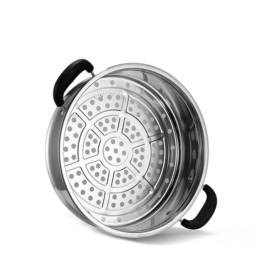 Tuojin steamer for steaming steamed buns, large-capacity steamer, stainless steel steamer, wok, steamer, general purpose, 24cm