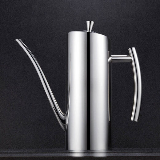 CDWK German 304 stainless steel oil pot anti-leak oil oil control oil bottle household large seasoning kitchen supplies large capacity 7 500ML upgraded 304 stainless steel