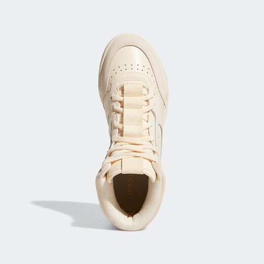 阿迪达斯 （adidas）休闲鞋女鞋秋季新款三叶草运动鞋学生百搭高帮板鞋 GZ1585/奶茶色 36.5