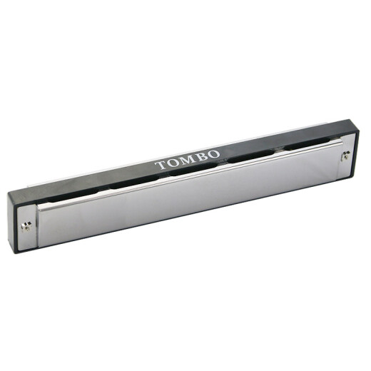 
TOMBO (TOMBO) Japanese imported gong 6624 medium and high-end performance 24-hole polyphonic harmonica introduction for beginners and adults and children 24-hole silver B-tune