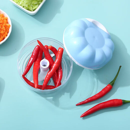 Yingfan manual garlic masher, garlic masher, garlic press, garlic chopper, garlic mincer, blue