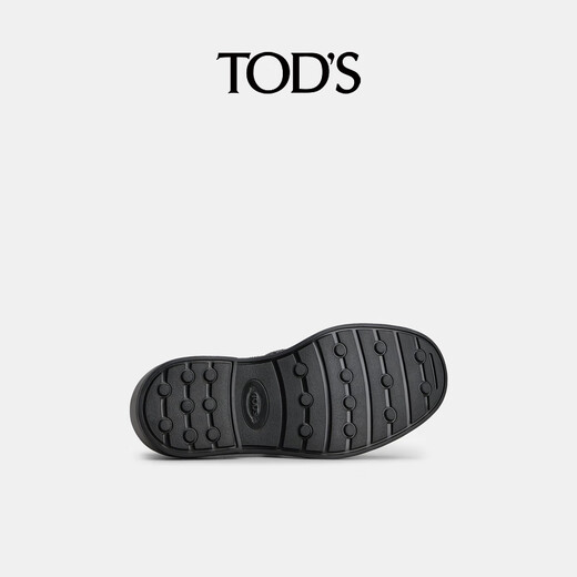 TOD S End of Season Special TOD S Official Men's Leather Carved Business Casual Lace Up Leather Shoes Men's Shoes Black 39