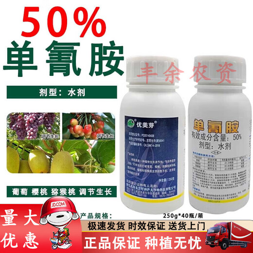Beautiful bud 50% cyanamide grape kiwi nectarine sleep-breaking agent germination accelerator growth regulator 250g*1 bottle
