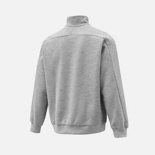 Adidas sweatshirt men's 2026 spring new embroidered logo half-zip stand-up collar sportswear casual pullover KV5944 M