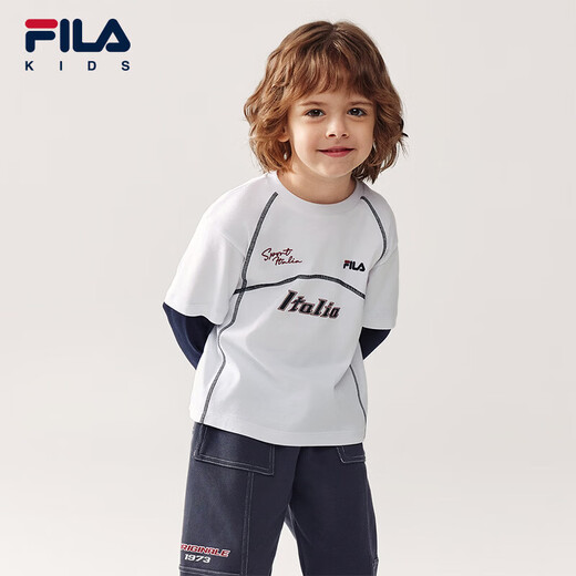 FILA Children's Clothing Long T Category 2026 Spring Boys Long Sleeve T-Shirt